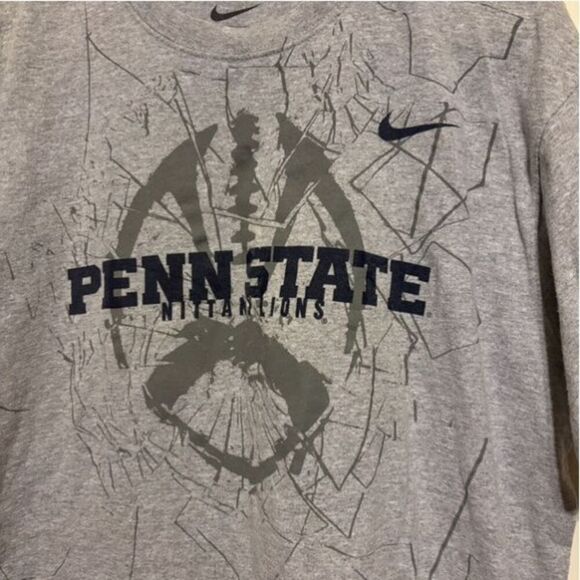 Penn State Nittany Lions Football Size Medium Nike Loose Fit T-Shirt - Picture 2 of 4